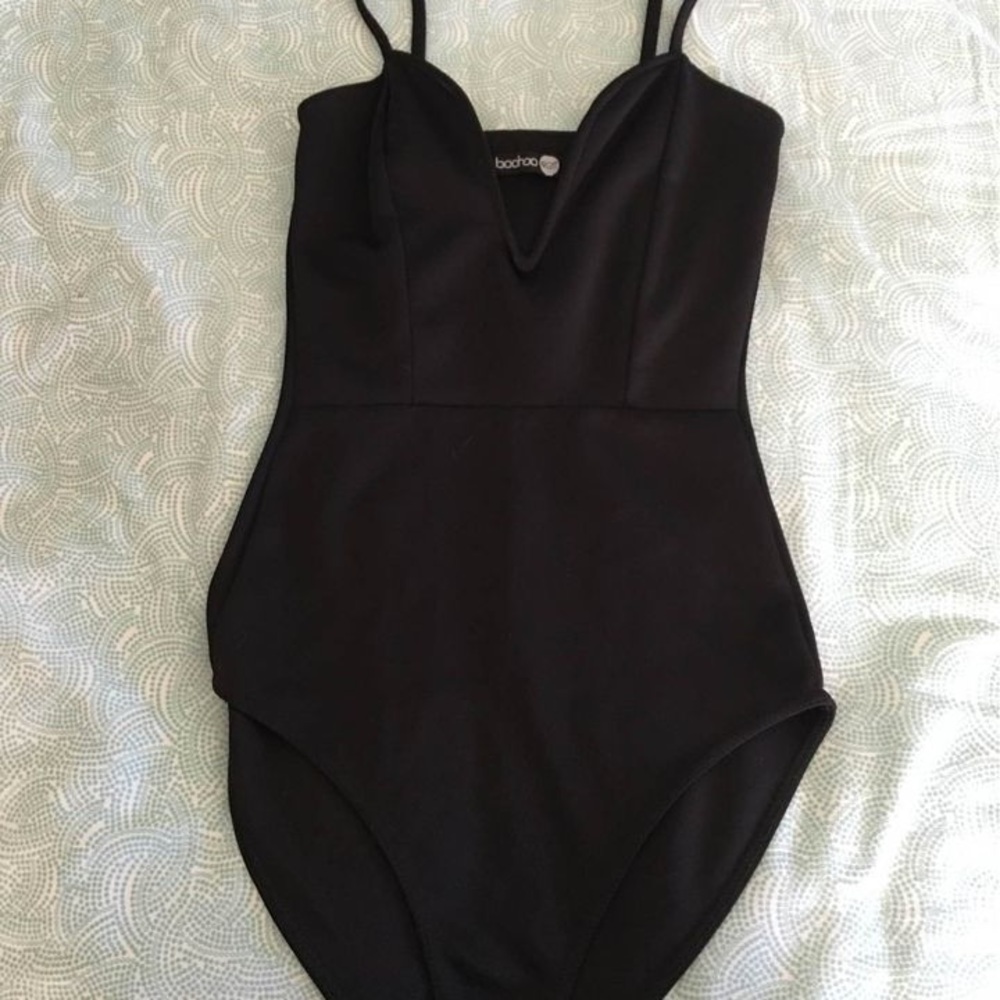 Boohoo Plunge Bodysuit